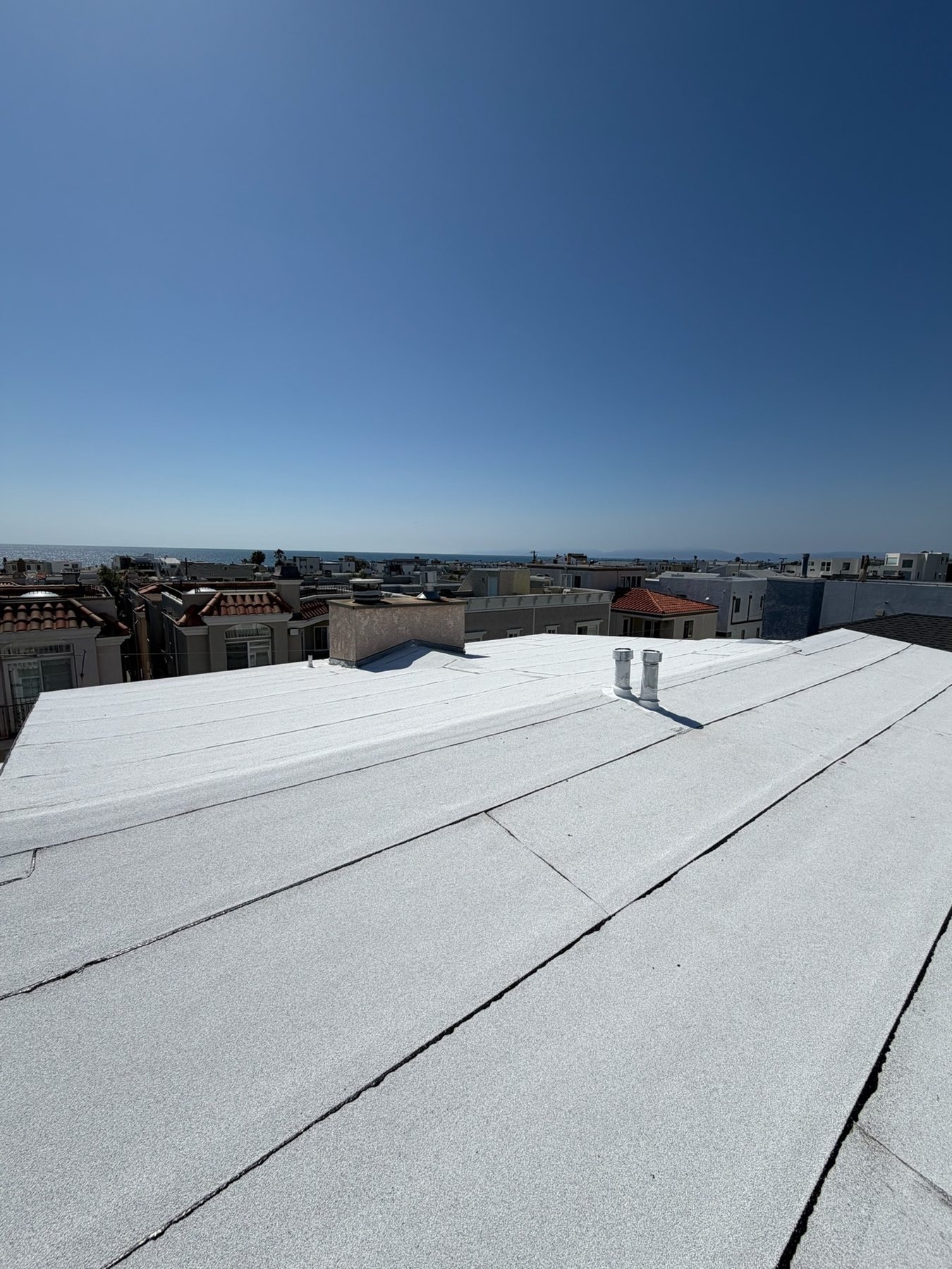 Suncraft Roofing project photo paired with Beverly P.'s customer review