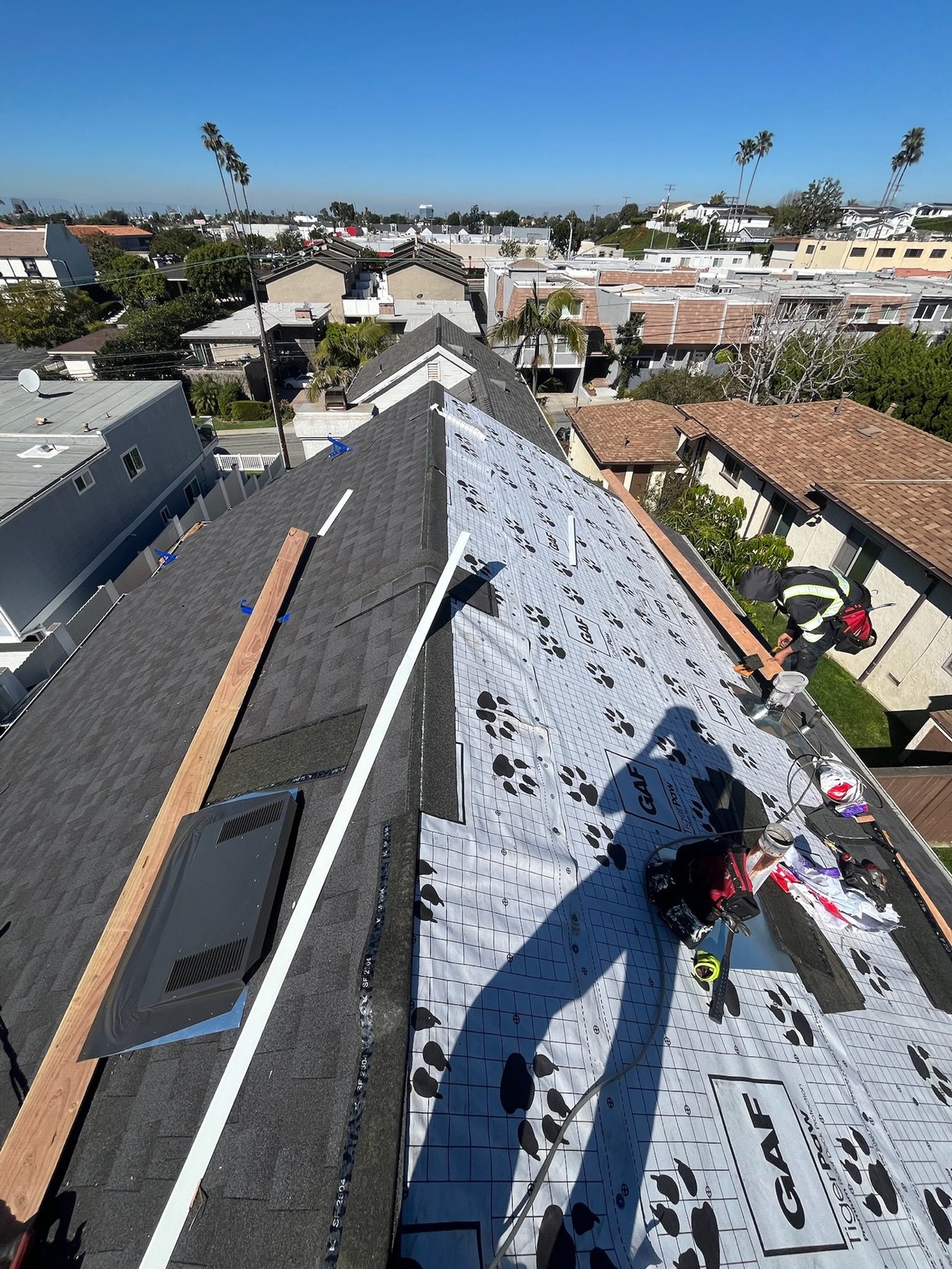 Suncraft Roofing project photo paired with Greg T.'s customer review