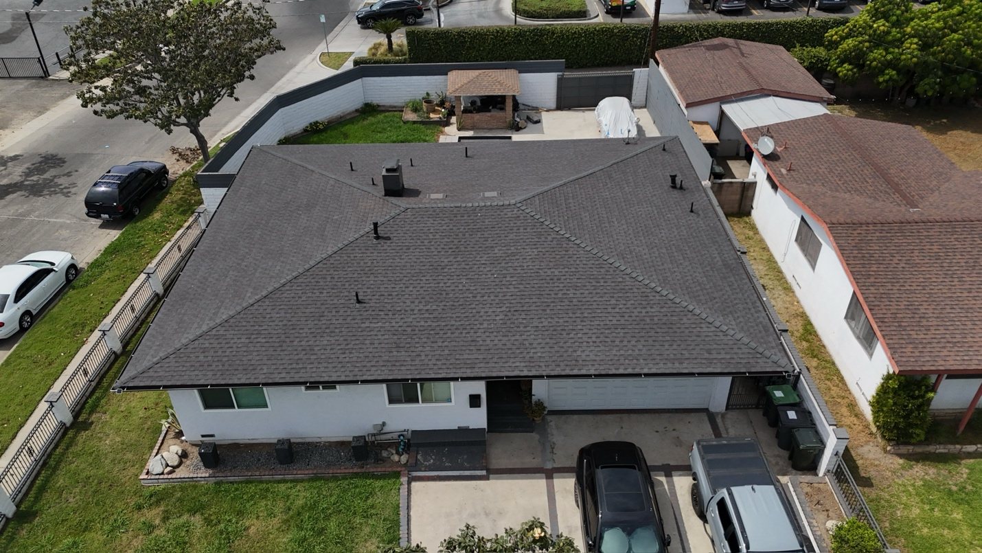 Suncraft Roofing project photo paired with Paul Y.'s customer review